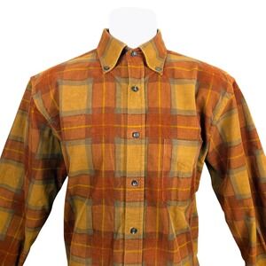 Paul & Shark Yachting Plaid Button Down Shirt Men's Size M Made in Italy Cotton